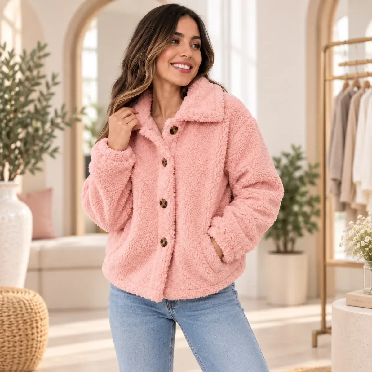 Chaqueta teddy